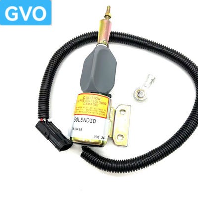 3935430 Pièces de pièces d'excavatrice moteur Cummins 6BT éteindre l'huile soupape solénoïde éteindre l'électricité