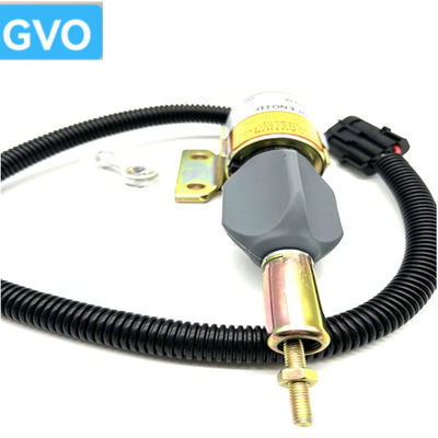 3935430 Pièces de pièces d'excavatrice moteur Cummins 6BT éteindre l'huile soupape solénoïde éteindre l'électricité