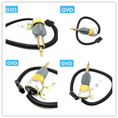 3935430 Pièces de pièces d'excavatrice moteur Cummins 6BT éteindre l'huile soupape solénoïde éteindre l'électricité